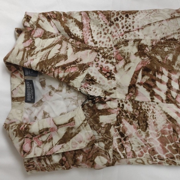 Additions by Chico's buttery soft tan and pink zip up jacket with side pockets M - Picture 6 of 10